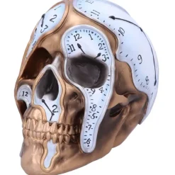 Nemesis Now Time Goes By Clock Skull