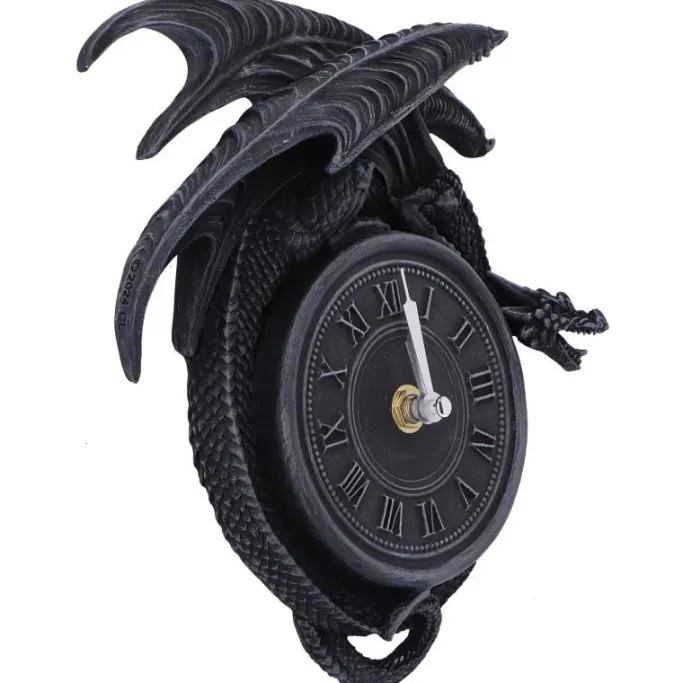 Nemesis Now Time to Burn Dragon Wall Clock