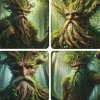 Oakhart Industries Tree Spirit Coaster Set