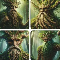 Oakhart Industries Tree Spirit Coaster Set