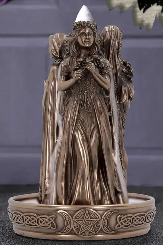 Nemesis Now Triple Goddess Backflow Incense Burner