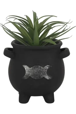 Something Different Triple Moon Cauldron Plant Pot
