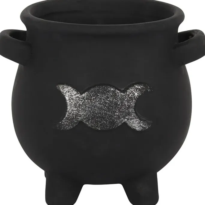 Something Different Triple Moon Cauldron Plant Pot