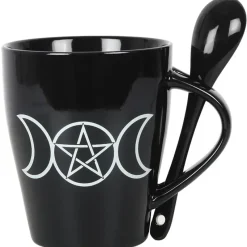 Something Different Triple Moon Mug and Spoon Set