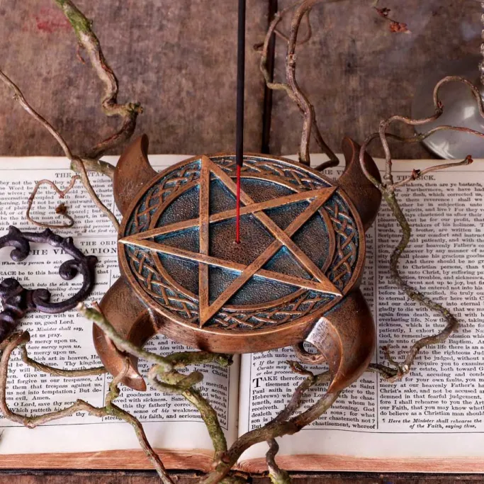 Nemesis Now Triple Moon Pentacle Incense Burner
