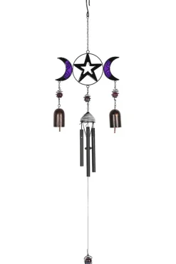 Something Different Triple Moon Windchime with Bells