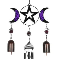 Something Different Triple Moon Windchime with Bells