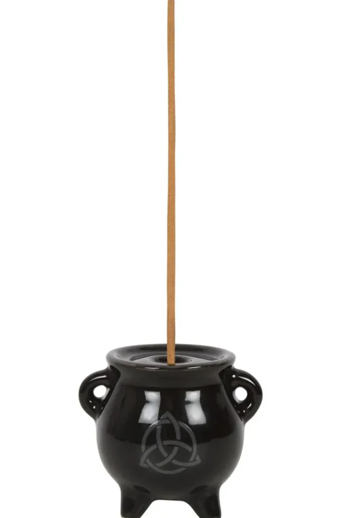 Something Different Triquetra Cauldron Ceramic Incense Holder