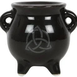 Something Different Triquetra Cauldron Ceramic Incense Holder