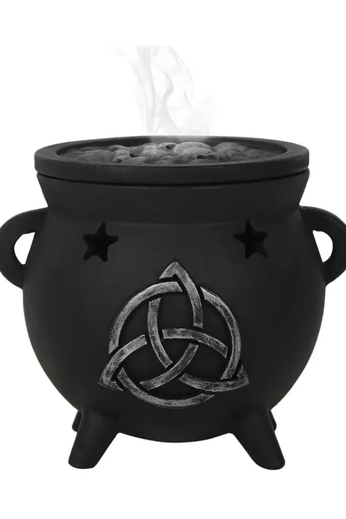 Something Different Triquetra Cauldron Incense Cone Holder