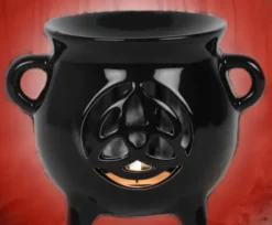 Something Different Triquetra Cauldron Oil Burner