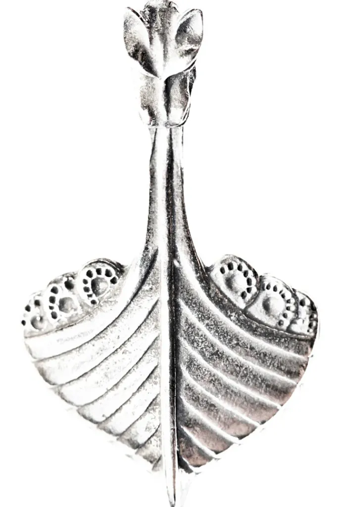 Trove of Valhalla Dragonhead Boat Viking Gothic Pendant