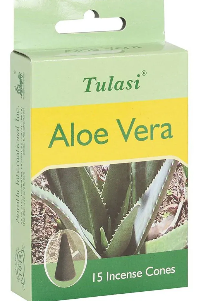 Something Different Tulasi Aloe Vera Incense Cones