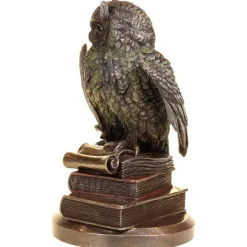 Nemesis Now Ulula Bronze Academic Owl
