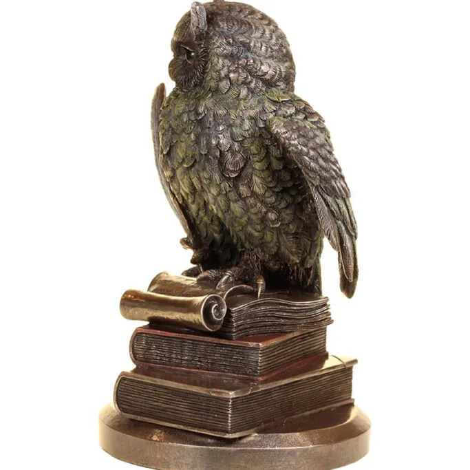 Nemesis Now Ulula Bronze Academic Owl