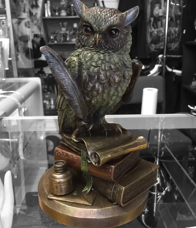 Nemesis Now Ulula Bronze Academic Owl