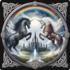Oakhart Industries Unicorn Coaster Art068