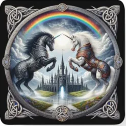Oakhart Industries Unicorn Coaster Art068