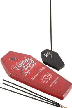 Something Different Vampire Blood Incense Sticks and Coffin Holder