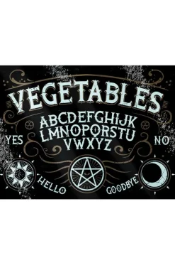 Grind Vegetables Ouija Glass Chopping Board