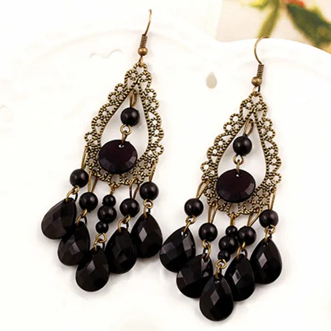 Gothic and Steampunk Jewellery Victorian Gothic Chandelier Earrings