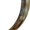 Angel Clothing Viking Drinking Horn with Viking Longship and Runes Design (M)