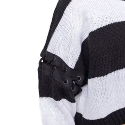 Innocent Clothing Vixxsin Hypnosis Top Black/White