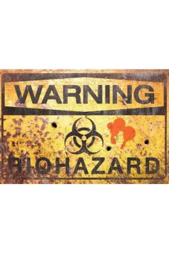Nemesis Now Warning Bio Hazard Sign 43cm