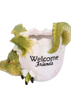 Nemesis Now Welcome Friends Baby Dragon Pot