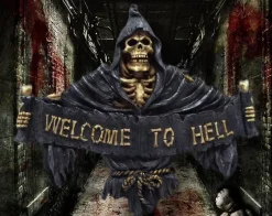Nemesis Now Welcome To Hell Sign