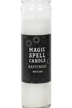Something Different White Sage Happiness Spell Candle