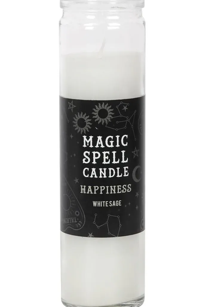 Something Different White Sage Happiness Spell Candle