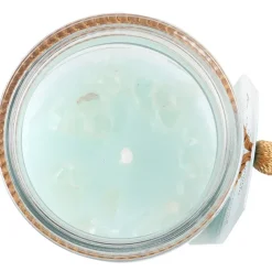 Something Different White Sage Tube Candle with Clear Quartz Crystals