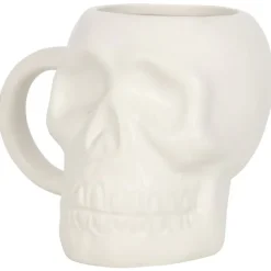 Something Different White Skull Mug