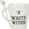 Something Different White Witch Mug and Spoon Set