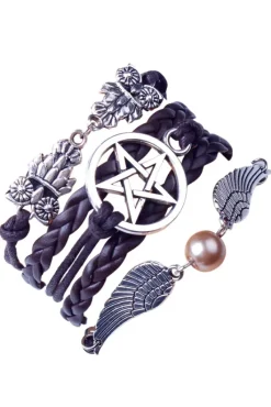 Gothic and Steampunk Jewellery Winged Magic Owl Steampunk Bracelet