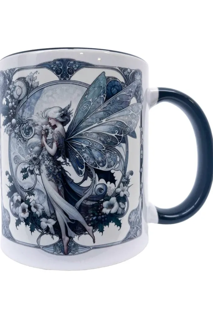 Oakhart Industries Winter Solstice Fairy Mug Art045