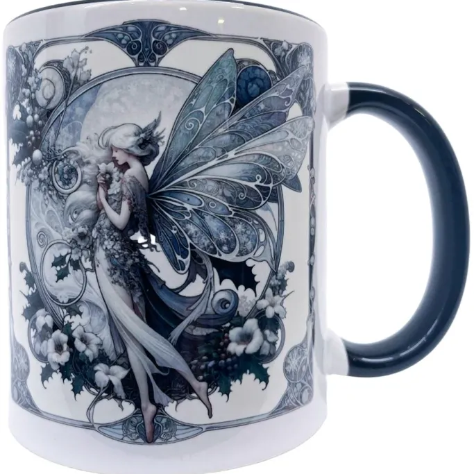 Oakhart Industries Winter Solstice Fairy Mug Art045