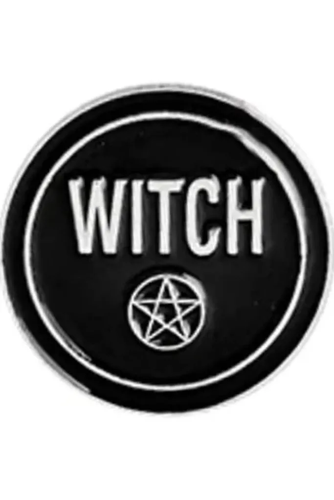 Gothic Pins Witch Pentagram Gothic Pin