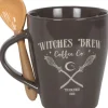 Something Different Witches Brew Coffee Co. Mug and Spoon Set