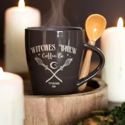 Something Different Witches Brew Coffee Co. Mug and Spoon Set
