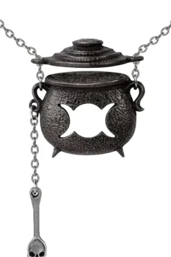 Alchemy Gothic Witches Cauldron Pendant