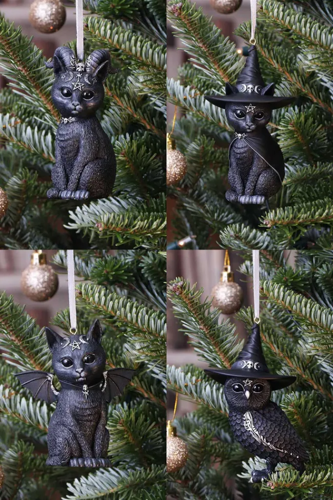 Nemesis Now Witches Christmas Tree Decoration Set