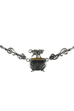 Witches Familiars Cauldron Capers Pendant