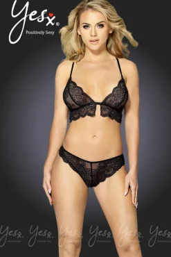 Yesx Black Lingerie Set 234
