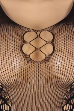 Yesx Black Mesh Dress