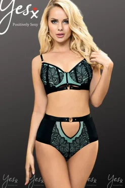 Yesx Blue Bra Lingerie Set