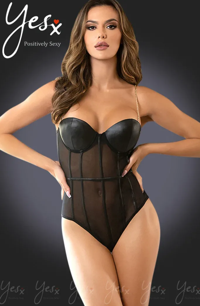 Yesx Glam Bodysuit Black