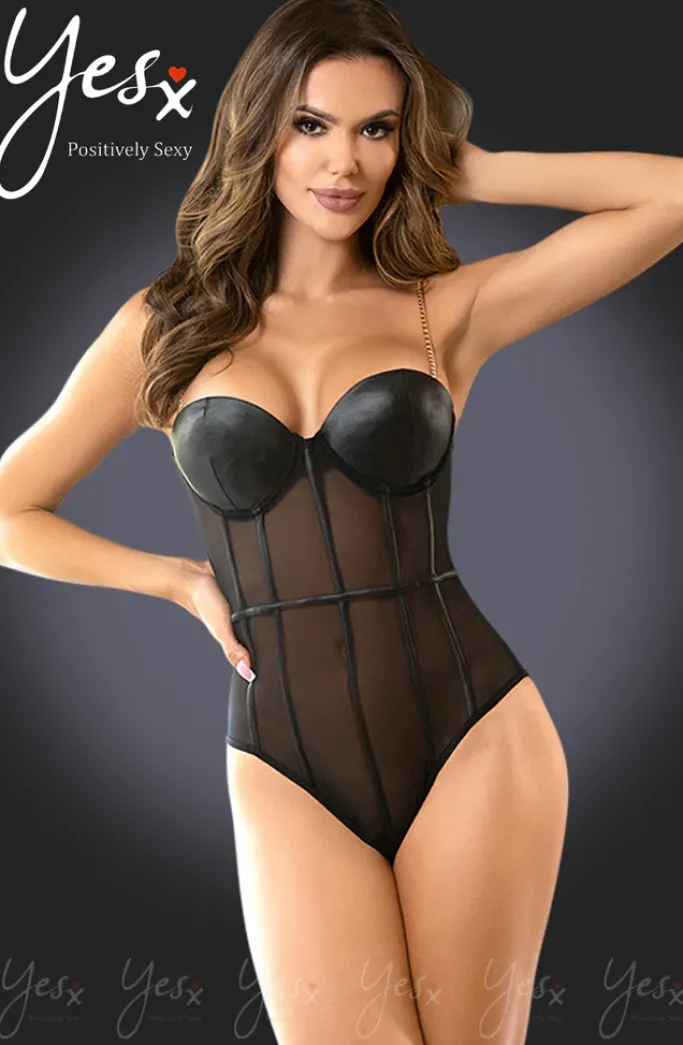 Yesx Glam Bodysuit Black