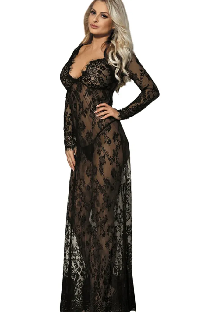 Yesx Long Gown and Thong
